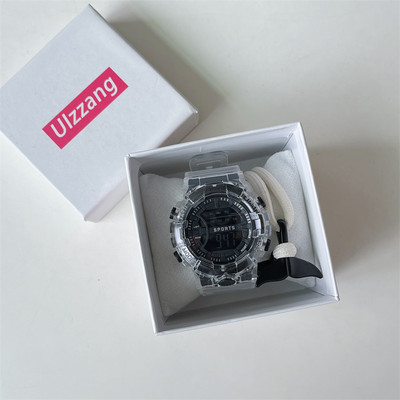 Neperšlampamas sportinis vyriškas laikrodis su silikoniniu dirželiu