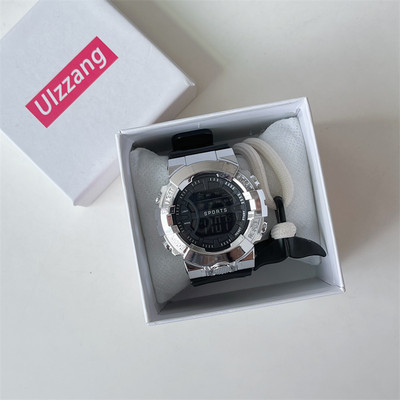 Neperšlampamas sportinis vyriškas laikrodis su silikoniniu dirželiu