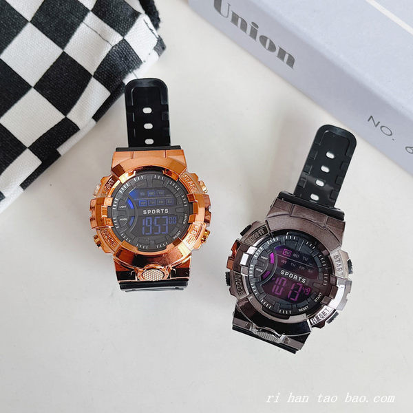 Neperšlampamas sportinis vyriškas laikrodis su silikoniniu dirželiu