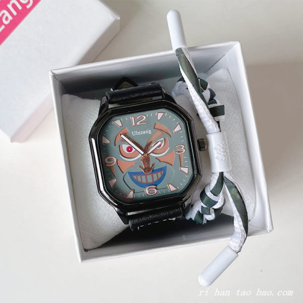 Nahast rihmaga meeste vabaaja käekell