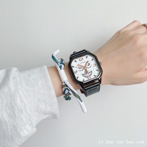 Nahast rihmaga meeste vabaaja käekell