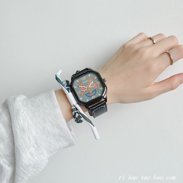 Nahast rihmaga meeste vabaaja käekell