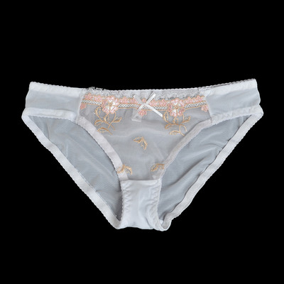 YBCG Γυναικεία Εσώρουχα Δαντέλα Εσώρουχα χωρίς επένδυση See Through Brassiere Σουτιέν και εσώρουχο με προοπτική με φλοράλ διχτυωτό πλέγμα Πωλούνται χωριστά