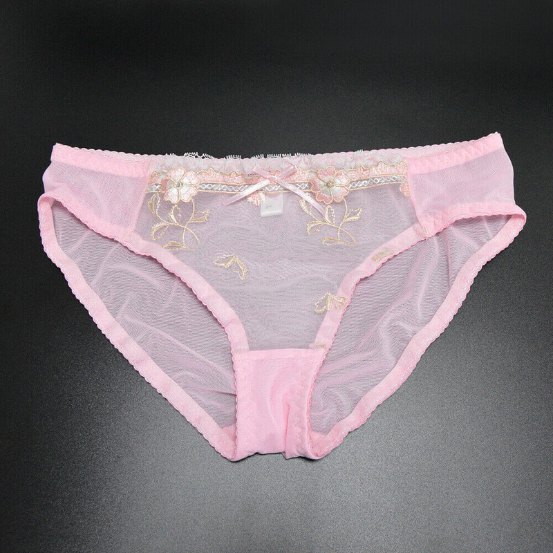 YBCG Γυναικεία Εσώρουχα Δαντέλα Εσώρουχα χωρίς επένδυση See Through Brassiere Σουτιέν και εσώρουχο με προοπτική με φλοράλ διχτυωτό πλέγμα Πωλούνται χωριστά