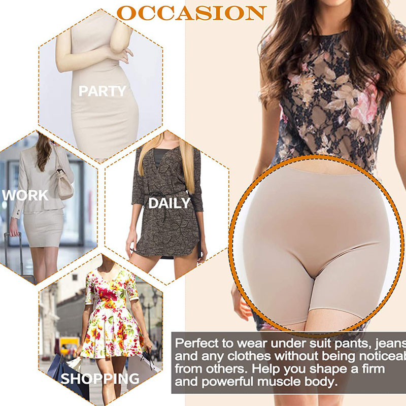 Pantaloni scurți de siguranță pentru femei, anti uz, invizibil sub fustă Pantaloni scurți pentru femei, fără sudură, ultra subțiri, mătase de gheață, pantaloni de siguranță cool