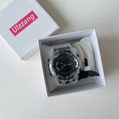 Suure sihverplaadi ja ökonahast rihmaga meeste käekell