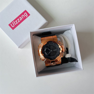 Suure sihverplaadi ja ökonahast rihmaga meeste käekell