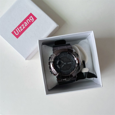 Suure sihverplaadi ja ökonahast rihmaga meeste käekell