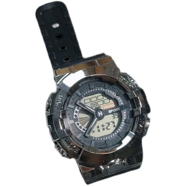 Apvalus, vandeniui atsparus vyriškas laikrodis