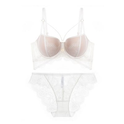 Dotey Popsy naiste rinnahoidja komplekt Push Up rihmaga, polsterdatud karikaga alustraat, 3 värvi seksikas pitsist aluspesu komplekt