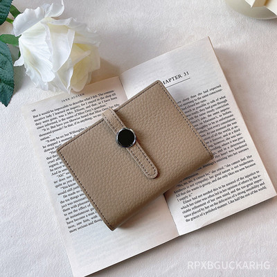 Nahast naiste rahakotid Luksuslikud pika Haspi litši mustriga mündikotid Naiste brändi ühevärvilised Uus õhuke siduriga telefonikott