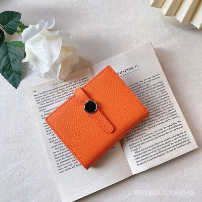 Nahast naiste rahakotid Luksuslikud pika Haspi litši mustriga mündikotid Naiste brändi ühevärvilised Uus õhuke siduriga telefonikott