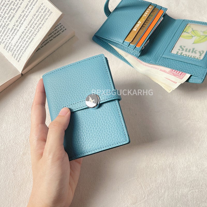 Nahast naiste rahakotid Luksuslikud pika Haspi litši mustriga mündikotid Naiste brändi ühevärvilised Uus õhuke siduriga telefonikott