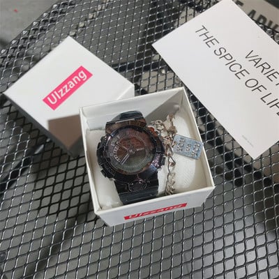 Sportlik kummist käekell elektroonilise ekraaniga