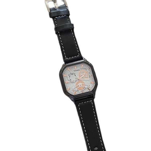 Modern férfi karóra öko bőr szíjjal