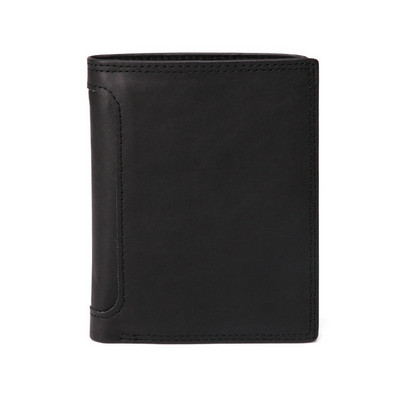 GENODERN Vintage vyriškos piniginės Crazy Horse Odinės piniginės vyrams Daugiafunkcinė vyriška piniginė su monetų kišene Ruda vyriška piniginė