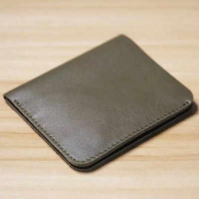 alkalmi férfi pénztárca luxus dizájn Rövid pénztárca vékony kártyatartó Masszív pénzes táska híres márka vékony minimalista pénztárca