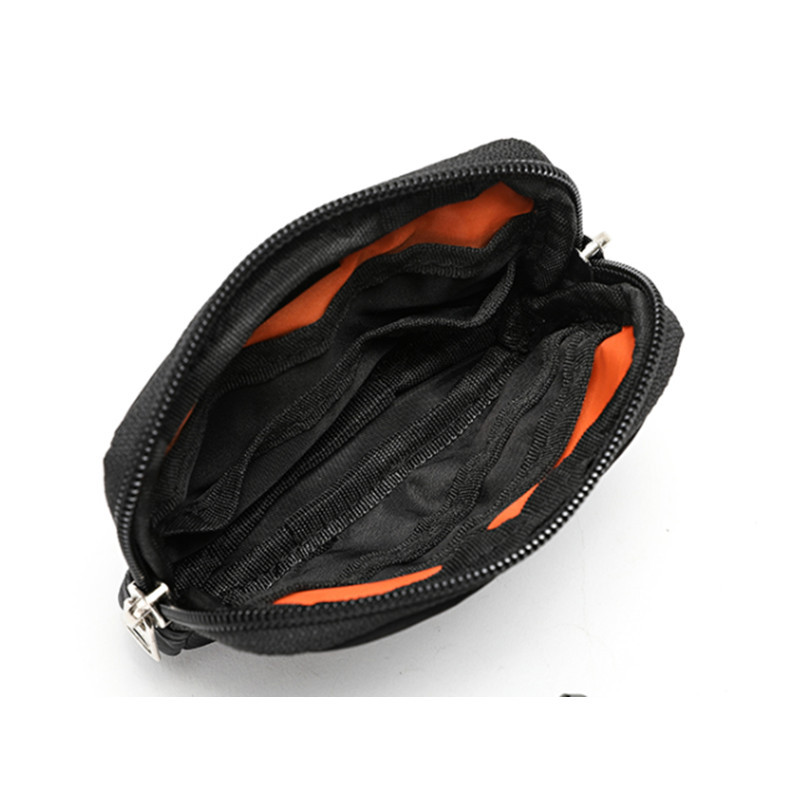 Japán férfi nylon pénztárca vízálló diákcipzáras rövid pénztárcák alkalmi ifjúsági mini pénztárcák uniszex kézitáska