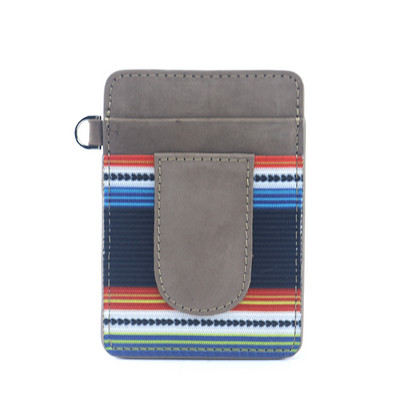 Elastinis kreditinių kortelių laikiklis Minimalistinis RFID blokuojantis priekinės kišenės plonas kortelės dėklas Mini odos piniginė vyrams ir moterims