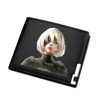 NieR:Automata Παιχνίδι Unisex Long Coin Purse YoRHa No. 2 Pu Δερμάτινο κοντό πορτοφόλι Κάτοχος ταυτότητας Γυναικεία σέξι τσάντα χρημάτων