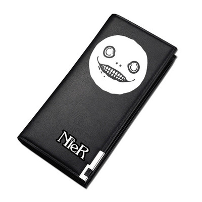 NieR:Automata Game Unisex hosszú érmepénztárca YoRHa No. 2 Pu bőr rövid pénztárca személyi igazolványtartó női szexi pénzes táska
