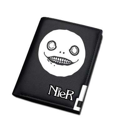 NieR:Automata Game Unisex hosszú érmepénztárca YoRHa No. 2 Pu bőr rövid pénztárca személyi igazolványtartó női szexi pénzes táska