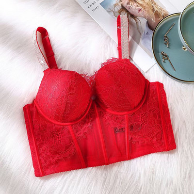 Vintage pitsist korsetttopsid, mida kulutada Seksikad korsetid Rinnahoidjad Crop Top Camis Naistele Varrukateta Tankklubi peokomplekt