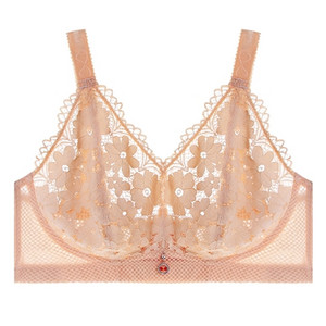 No Rims Sexy Lingeries Naiste rinnahoidjad suur suurus pluss suurus 120EF 52EF Hingav kristalltopspitsist naiste aluspesu