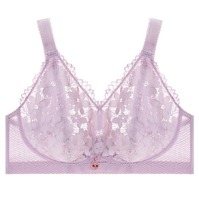 No Rims Sexy Lingeries Naiste rinnahoidjad suur suurus pluss suurus 120EF 52EF Hingav kristalltopspitsist naiste aluspesu