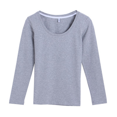 Vienspalvė moteriška palaidinė apvalia iškirpte – prigludęs modelis