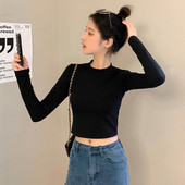 Naiste puuvillane mitmes värvitoonis pluus - lühike mudel