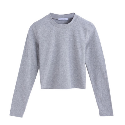 Naiste puuvillane mitmes värvitoonis pluus - lühike mudel