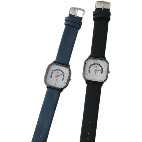 Ceas de bărbați cu cadran pătrat - în stil retro