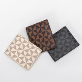 2022. aasta luksusbrändi disain Meeste rahakott Klassikaline mood rahakott Ruuduline nahast õhuke rahakott Bifold Lühikesed fotokrediitkaardihoidjad