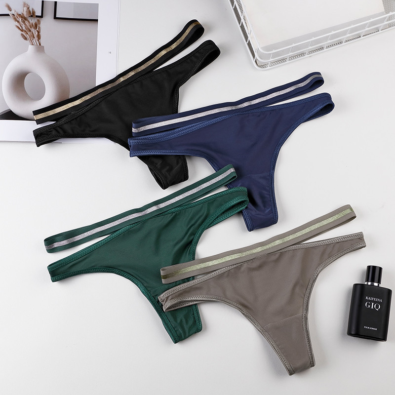 1 rinkinys Moteriško apatinio trikotažo rinkiniai Liemenėlė Moteris Bikinis Bralette Active Seamless Wire Free Ice Silk Liemenėlės Kelnaitės apatinis trikotažas moterims