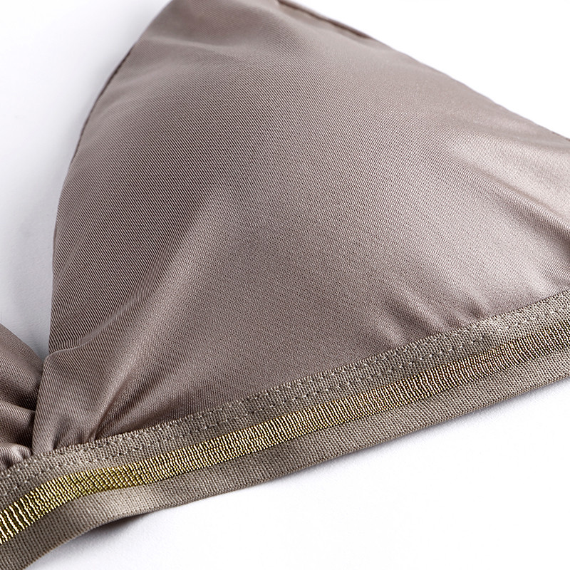 1 rinkinys Moteriško apatinio trikotažo rinkiniai Liemenėlė Moteris Bikinis Bralette Active Seamless Wire Free Ice Silk Liemenėlės Kelnaitės apatinis trikotažas moterims