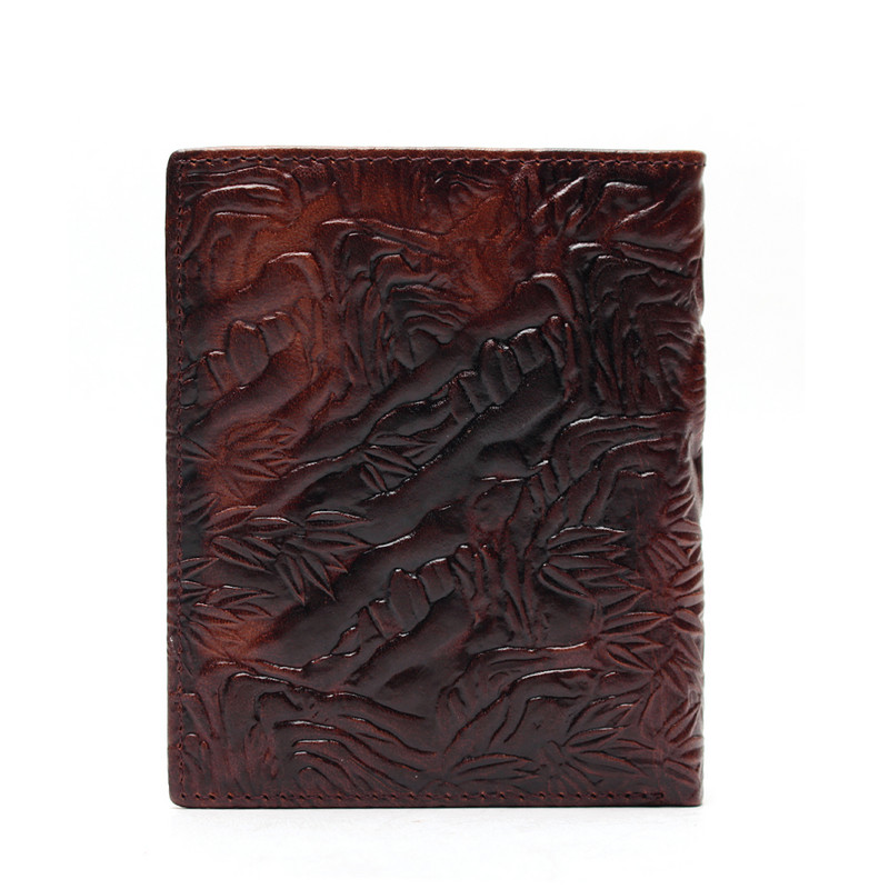 Πορτοφόλι 3D Tiger Pattern Ανδρικό πορτοφόλι δέρμα Ανδρική τσάντα vintage κορυφαίας ποιότητας