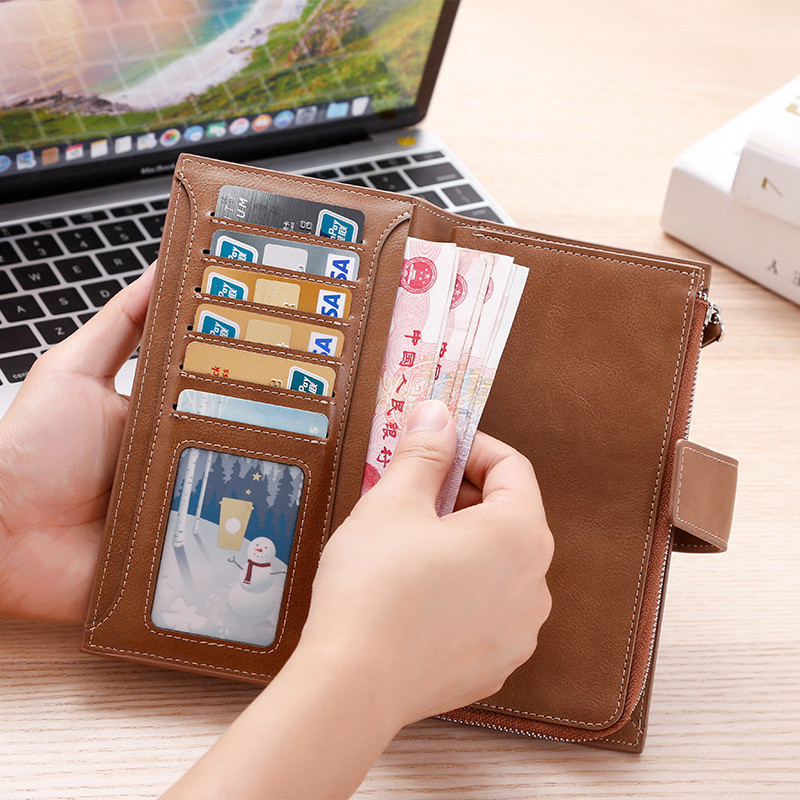 Unisex moteriška piniginė odinė kišenė Vyriška piniginė kortelių laikiklis Sankaba prabangi piniginė dizainerių piniginė moteriška rankinė didelės talpos