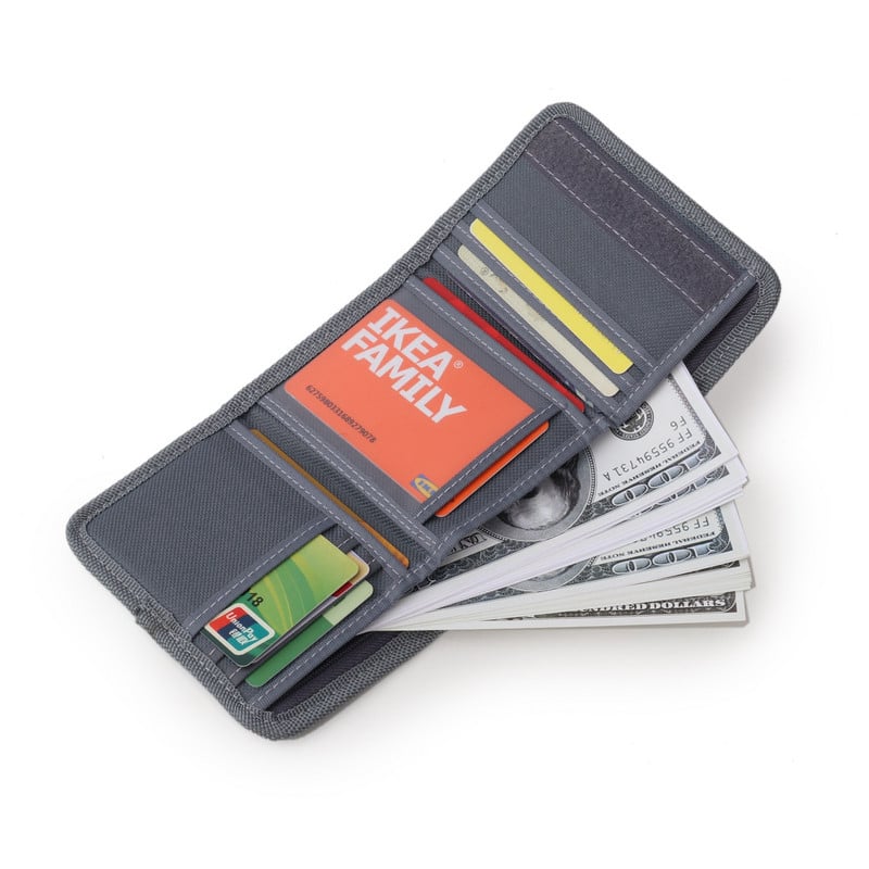 Muški platneni novčanik, kratka dizajnerska muška torbica s patentnim zatvaračem, luksuzna robna marka, poslovni držač za kreditnu karticu za tinejdžere