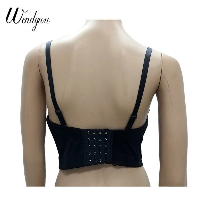 Wendywu Nemokamas pristatymas Naujos mados moterų vasaros seksualus aukso blizgučiai juodas Bodycon korsetas