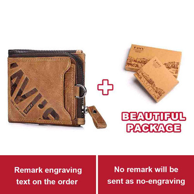 KAVIS Crazy Horse pénztárca férfi pénztárca Portomonee PORTFOLIO Magic Férfi Cuzdan Kártyatartó Perse Divat Gidt For Man