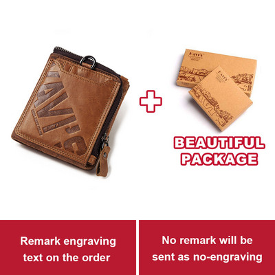 KAVIS Crazy Horse pénztárca férfi pénztárca Portomonee PORTFOLIO Magic Férfi Cuzdan Kártyatartó Perse Divat Gidt For Man