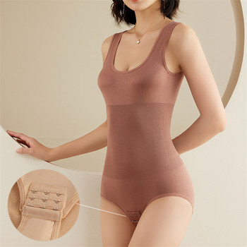 AMYQSLPlus Size One Piece Bodysuit Bodysuit Waist Trainer Γυναικεία Push Up Κορσέ χωρίς ραφές, Λεπτά εσώρουχα με κουμπιά με καβάλο