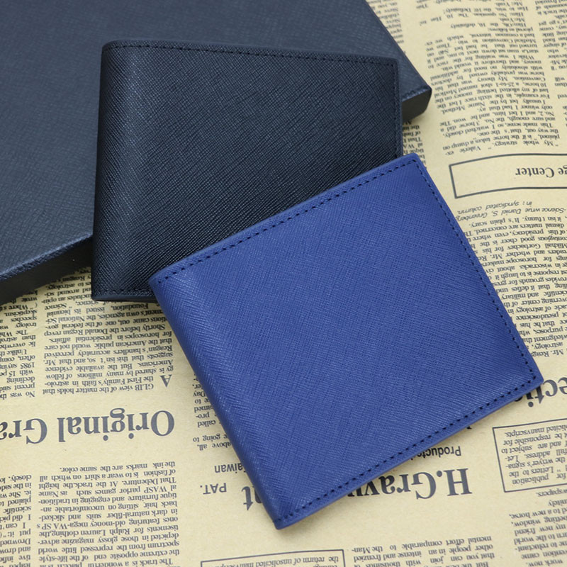 Uustulnukad Monogrammiga esialgne meeste rahakott lühike rahakott Bifold rahakott mündikott