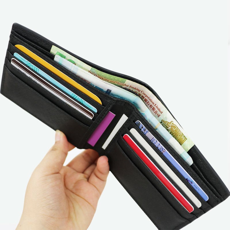 Uustulnukad Monogrammiga esialgne meeste rahakott lühike rahakott Bifold rahakott mündikott