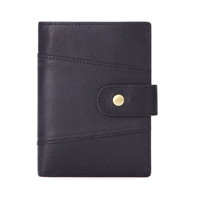 MACHOSSY Vyriška piniginė odos odos piniginės monetų piniginė Sankaba Hasp Open Retro trumpa piniginė vyriškam funkciniam krepšiui