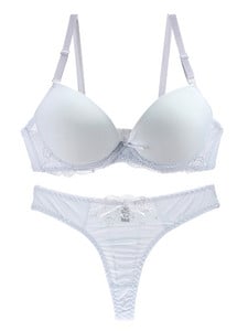 Naujas seksualus besiūlių intymių liemenėlių ir apatinio trikotažo rinkinys moterims Moterų Push Up Plunge 34/75 36/80 38/85 40/90 42/95 ABC Cup apatinis trikotažas