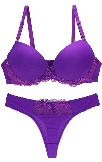 Naujas seksualus besiūlių intymių liemenėlių ir apatinio trikotažo rinkinys moterims Moterų Push Up Plunge 34/75 36/80 38/85 40/90 42/95 ABC Cup apatinis trikotažas