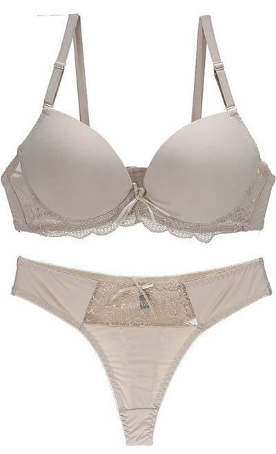 Naujas seksualus besiūlių intymių liemenėlių ir apatinio trikotažo rinkinys moterims Moterų Push Up Plunge 34/75 36/80 38/85 40/90 42/95 ABC Cup apatinis trikotažas