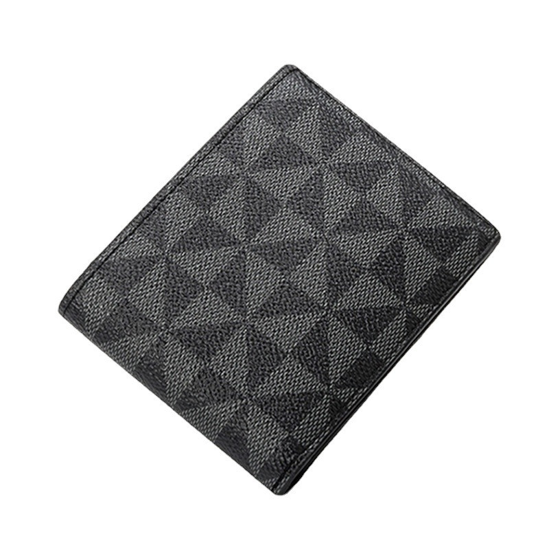 Férfi pénztárca Luxus márkájú, rövid csíkos retro stílusú ajándék, több kártyapozíció, üzleti pénztárcatartó